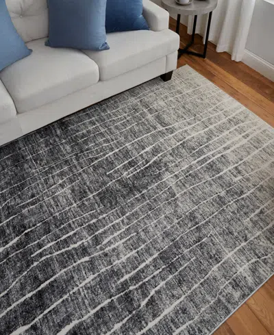 Feizy Kano 39lif 2'2"x3' Area Rug In Gray