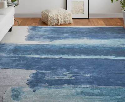 Feizy Anya 8921f 5'x8' Area Rug In Blue