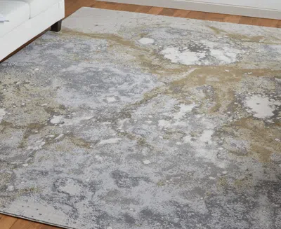 Feizy Astra 39l3f 3'11"x6' Area Rug In Gray