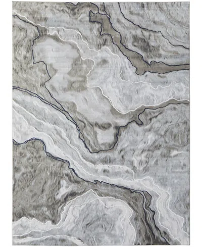 Feizy Gaspar 39kuf 8'x11' Area Rug In Gray
