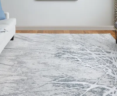 Feizy Astra 39l5f 6'7"x9'6" Area Rug In Gray