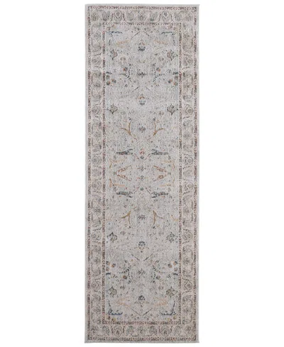 Feizy Pasha 39m4f 2'6"x7'3" Runner Area Rug In Gray