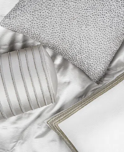 Hotel Collection Last Act!  Glint Decorative Pillow, 18" X 18", Exclusively At Macy's In Gray