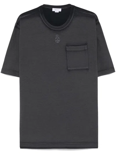 Alexander Mcqueen Alexander Mc Queen Faded Black Skull T Shirt In Black