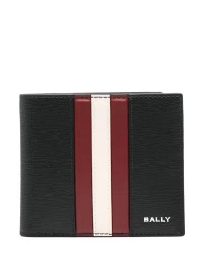 Bally Block Texture Bi-fold Wallet