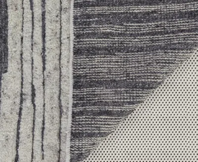 Feizy Broadfield T6037 5'6"x8'6" Area Rug In Gray