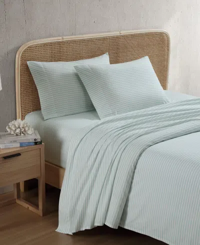 Tommy Bahama Home Cotton Percale 4 Piece Sheet Set, Queen