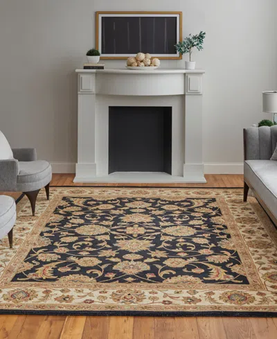 Feizy Wagner 8941f 5'x8' Area Rug In Brown