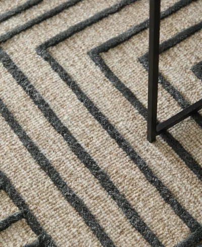 Feizy Gansett T8011 5'x8' Area Rug In Neutral