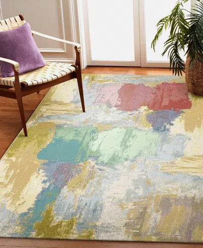 Liora Manne Marina Watercolor 7'10"x9'10" Area Rug In Multi