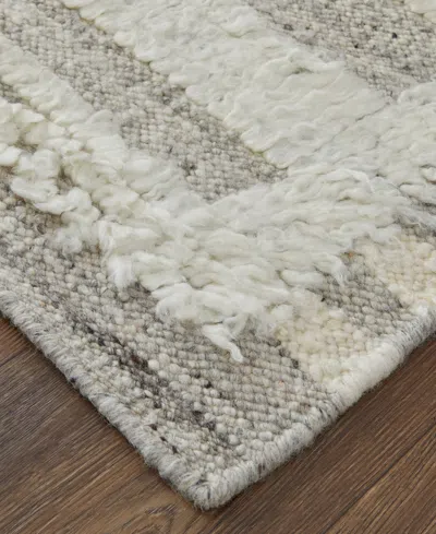 Feizy Ashby 8909f 3'6"x5'6" Area Rug In Gray
