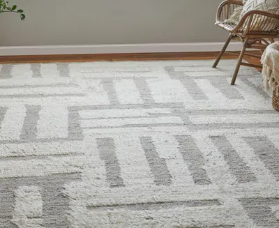Feizy Ashby 8909f 3'6"x5'6" Area Rug In Gray
