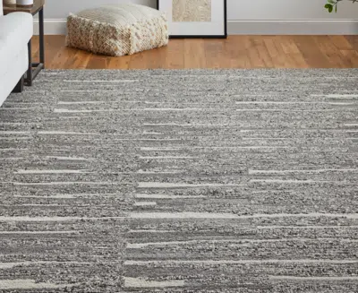 Feizy Navaro 8914f 5'6"x8'6" Area Rug In Gray