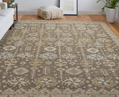 Feizy Corbitt 0610f 7'9"x9'9" Area Rug In Brown