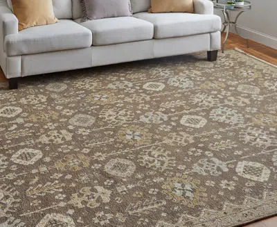Feizy Corbitt 0610f 7'9"x9'9" Area Rug In Brown