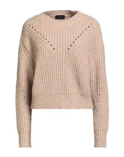 Roberto Collina Woman Sweater Beige Size S Baby Alpaca Wool, Nylon, Wool
