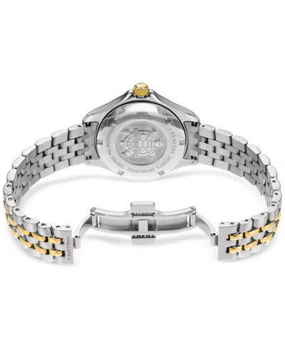 Certina Women's Swiss Ds Action Diamond Accent Two-tone Stainless Steel Bracelet Watch 34mm