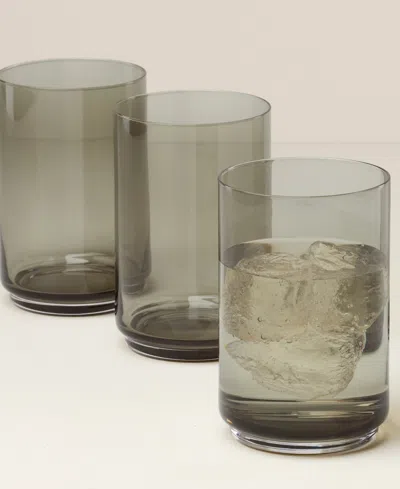 Lenox Tuscany Classics Stackable Cooler Glasses, Set Of 4 In Black