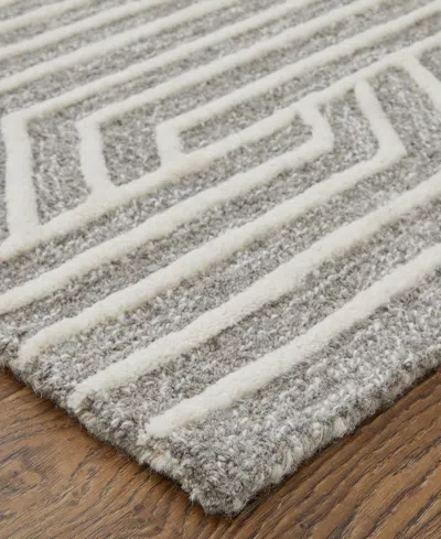 Feizy Lytton T8010 8'x10' Area Rug In Gray
