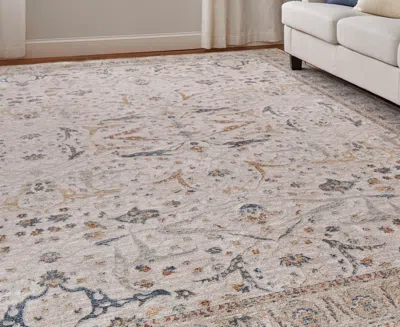 Feizy Pasha 39m4f 2'6"x7'3" Runner Area Rug In Gray