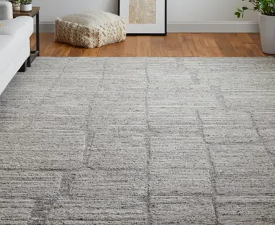 Feizy Navaro 8912f 3'6"x5'6" Area Rug In Gray