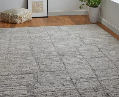 Feizy Navaro 8912f 3'6"x5'6" Area Rug In Gray