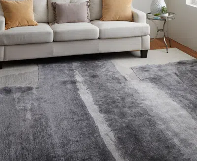 Feizy Anya 8921f 2'x3' Area Rug In Gray
