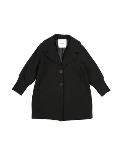 L:ú L:ú By Miss Grant Toddler Girl Coat Black Size 6 Polyester In Black