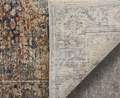 Feizy Kaia 39gmf 2'6"x12' Runner Area Rug In Multi