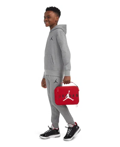 Jordan Little And Big Boys Lunch Box In Red
