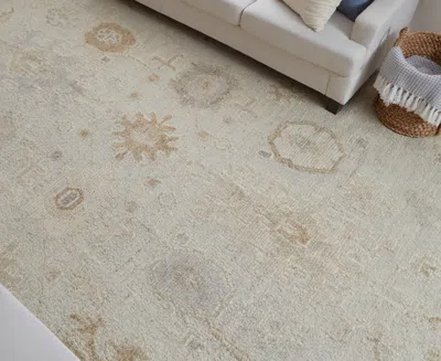 Feizy Grafton 69f9f 7'9"x9'9" Area Rug In Gray