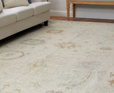 Feizy Grafton 69f9f 7'9"x9'9" Area Rug In Gray