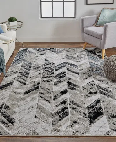 Feizy Micah 3048f 8'x10' Area Rug In Gray