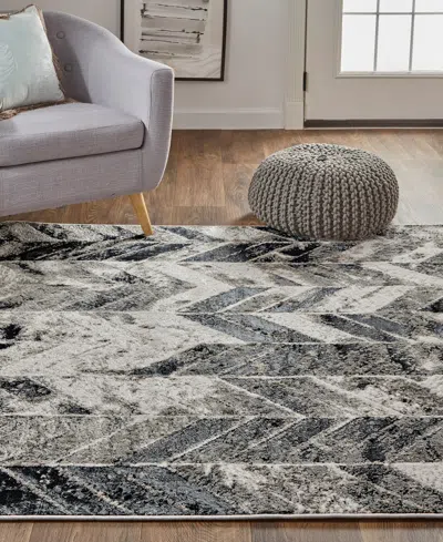 Feizy Micah 3048f 8'x10' Area Rug In Gray