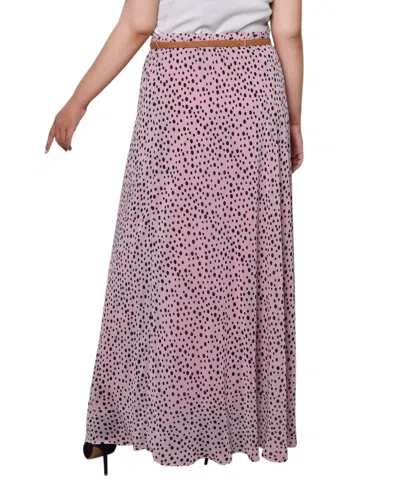 Ny Collection Plus Size Chiffon Maxi Skirt