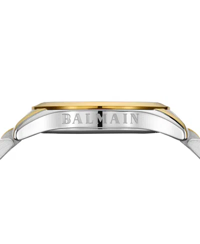 Balmain Women's Swiss Classic R Diamond Accent Two-tone Stainless Steel Bracelet Watch 34mm
