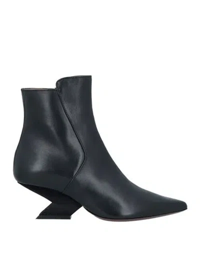 Roberto Festa Woman Ankle Boots Black Size 8 Soft Leather