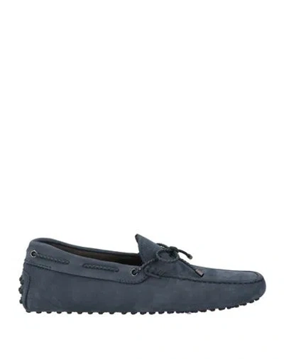 Tod's Man Loafers Navy Size 9 Leather