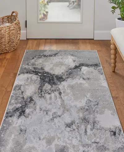 Feizy Astra 39l3f 2'10"x7'10" Runner Area Rug In Gray