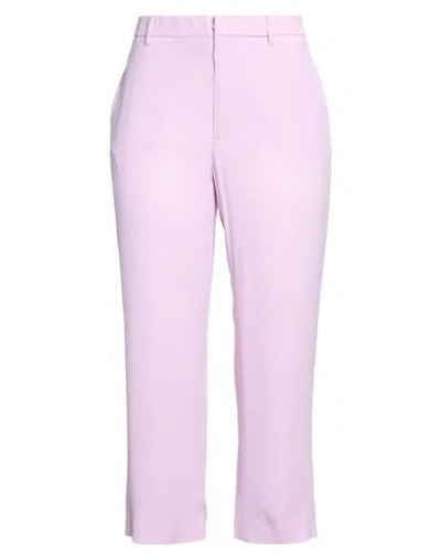N°21 Woman Pants Lilac Size 8 Acetate, Silk