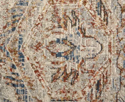 Feizy Kaia 39gjf 2'6"x10' Runner Area Rug In Gray