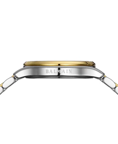 Balmain Women's Swiss Beleganza Diamond (1/20 Ct. T.w.) Two-tone Stainless Steel Bracelet Watch 28mm