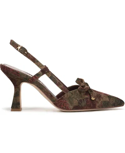 Circus Ny By Sam Edelman Women's Monica Pointed-toe Slingback Bow Pumps In Multi