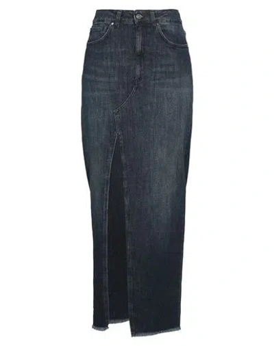 Dondup Woman Denim Skirt Blue Size 29 Cotton, Elastane