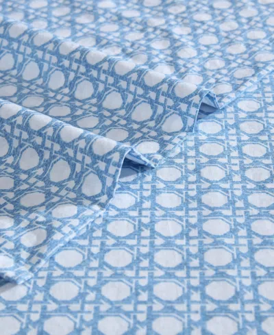 Tommy Bahama Home Cotton Percale 4 Piece Sheet Set, Queen