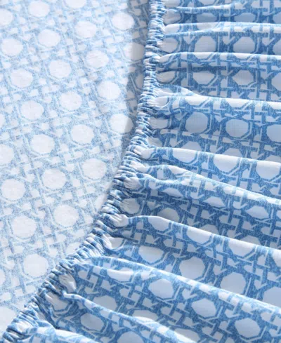 Tommy Bahama Home Cotton Percale 4 Piece Sheet Set, Queen