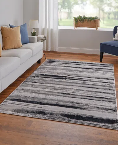 Feizy Micah 3049f 8'x10' Area Rug In Gray