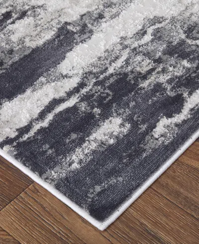 Feizy Prasad 39n9f 2'10"x7'10" Runner Area Rug In Gray