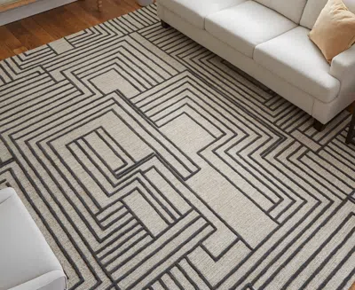 Feizy Gansett T8011 2'x3' Area Rug In Neutral