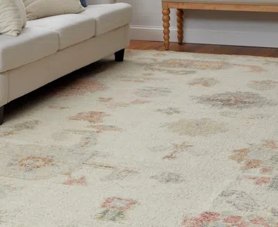 Feizy Grafton 69flf 5'6"x8'6" Area Rug In Neutral